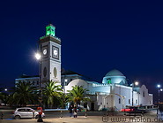 53 El Jedid mosque at night