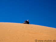 41 Man on sand dune