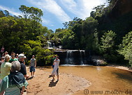 20 Waterfall and tourists