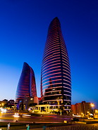 05 Flame towers at dusk