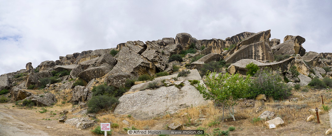 11 Qobustan rock area