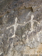 18 Petroglyphs of people