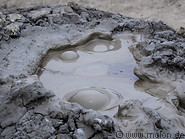 20 Bubbles in mud volcano