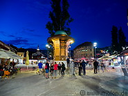 16 Bascarsija square at dusk