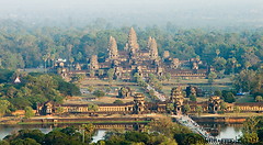 03 Aerial view of Angkor Wat temple
