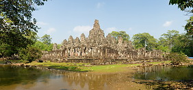 40 Rear panorama view of Bayon temple
