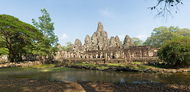 42 Rear panorama view of Bayon temple