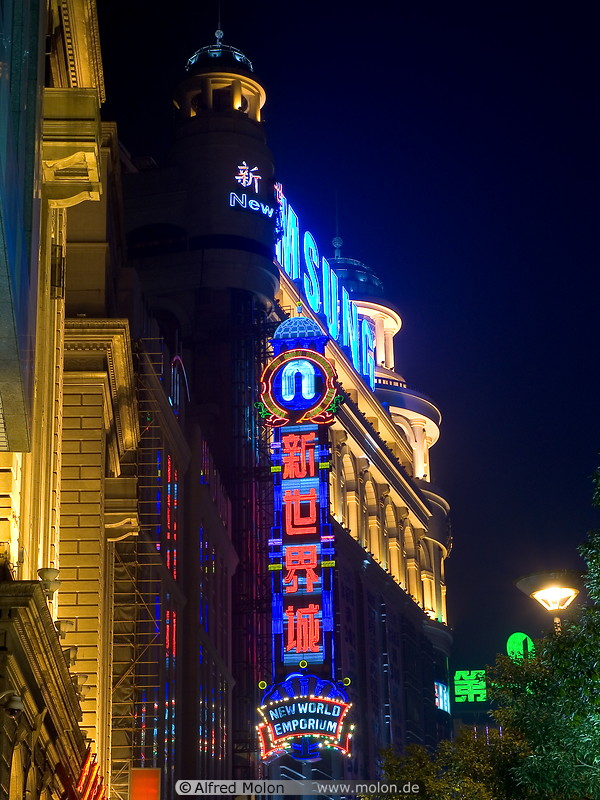 14 Building facade and neon lights