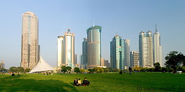 17 Skyscrapers and park
