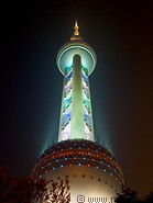 08 Night view of the Oriental Pearl tower