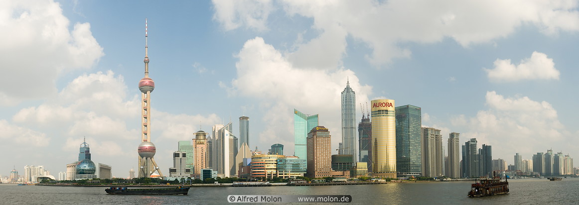 12 New Pudong panorama view with Huangpu river