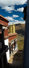 15 Golden roof cylinders and panorama view