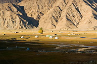 17 Valley with white yurts