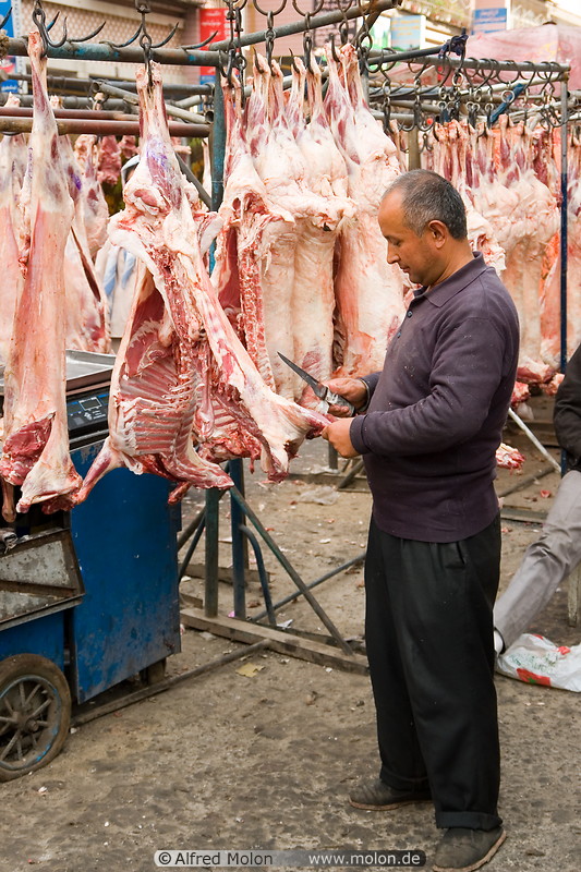 08 Men selling mutton meat