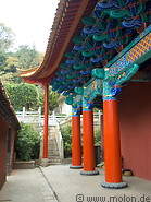 30 Red columns and roof detail