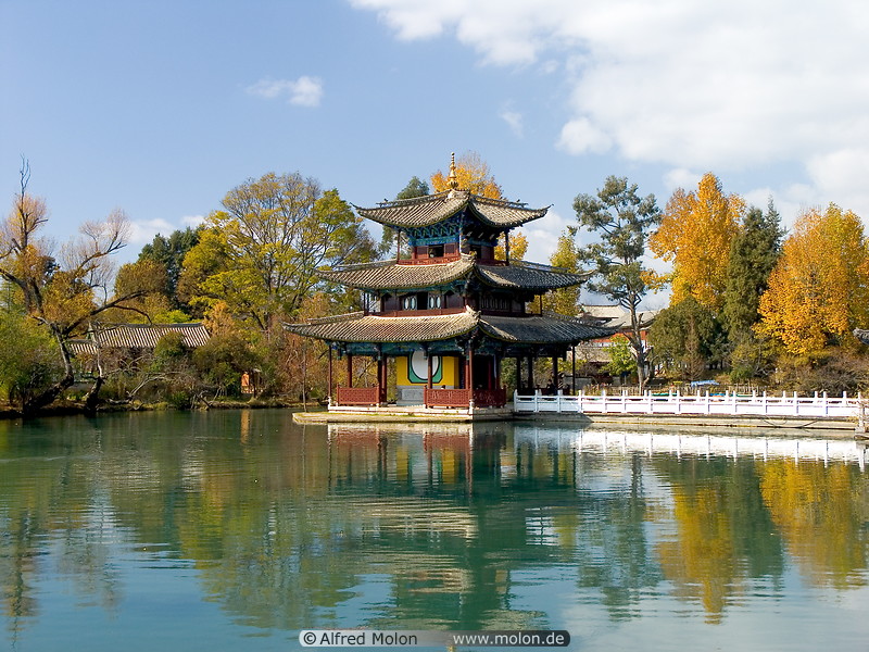 12 Chinese temple on lake