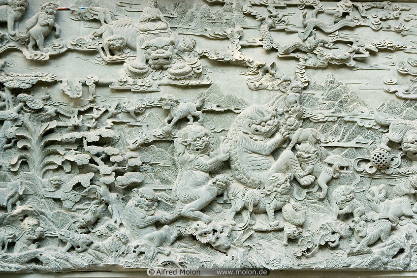 12 Stone carvings