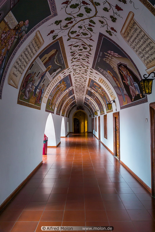11 Corridor with roof frescoes