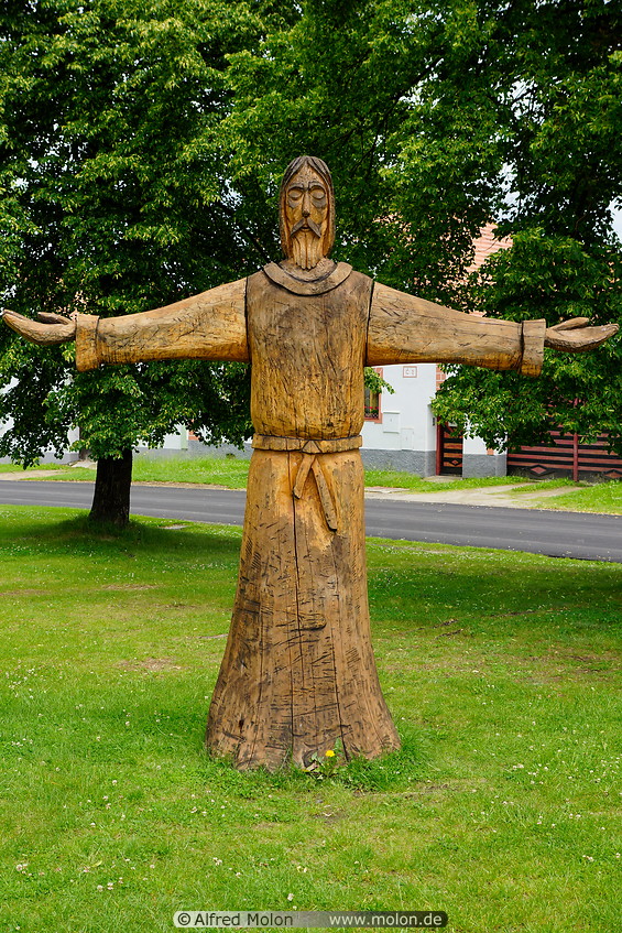 04 Wooden statue of jesus