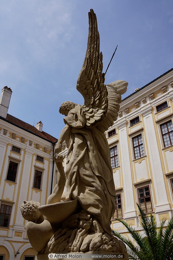 14 Angel statue in castle court