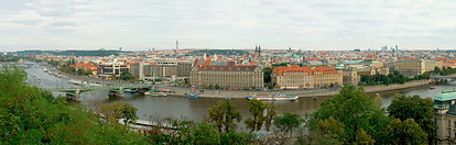 05 Panorama view of Prague and Vltava river