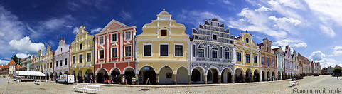 05 Colourful house facades on Telc square