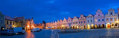 10 Old town square at night