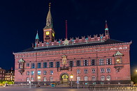 17 Town hall at night