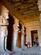 25 Hypostyle hall with statues of Ramses II