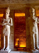 27 Hypostyle hall with statues of Ramses II