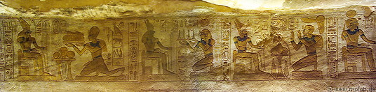 32 Wall carvings in the Ramses II temple