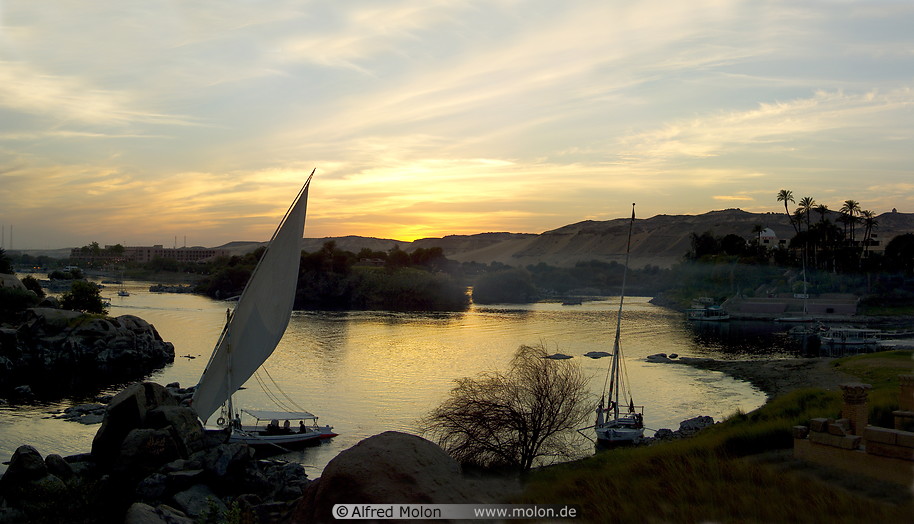 06 Sunset on Nile river