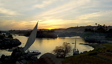 06 Sunset on Nile river