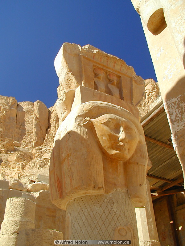 16 Column with goddess Hathor