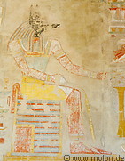 22 Wall painting showing the god Anubis