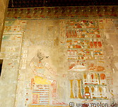 23 Wall painting showing god Anubis and gifts