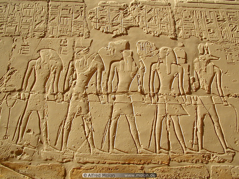 15 Bas-relief with Egyptian gods