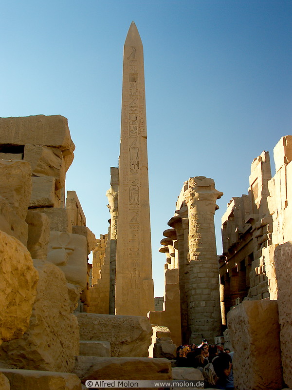 22 Hatshepsut obelisk and fifth pylon