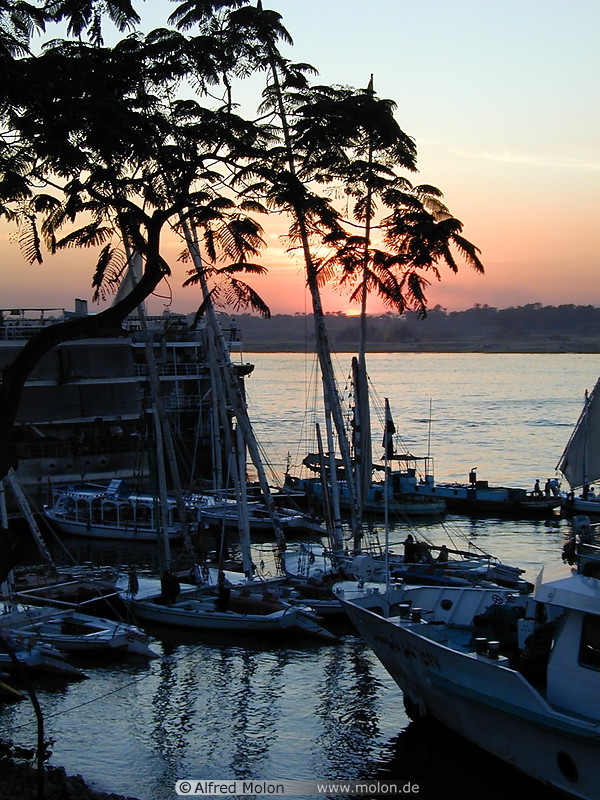 17 Nile river sunset