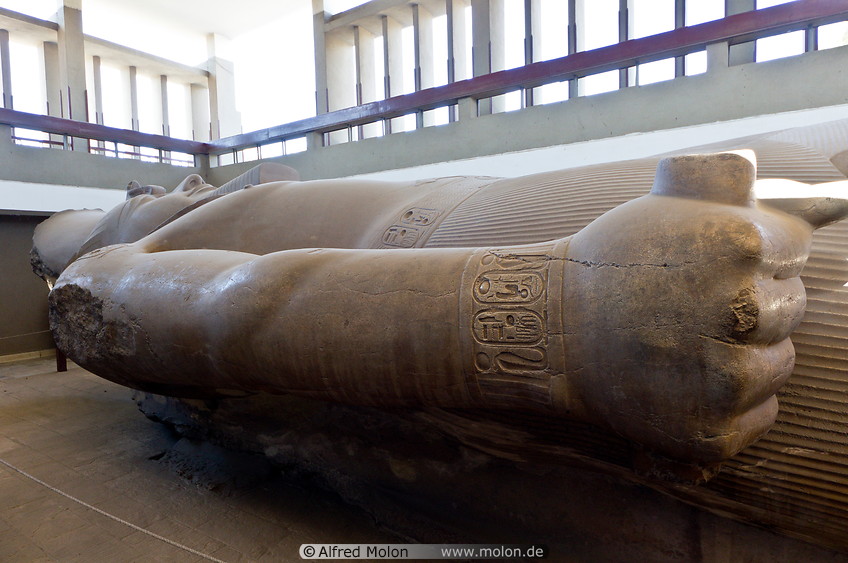 10 Limestone statue of Ramses II