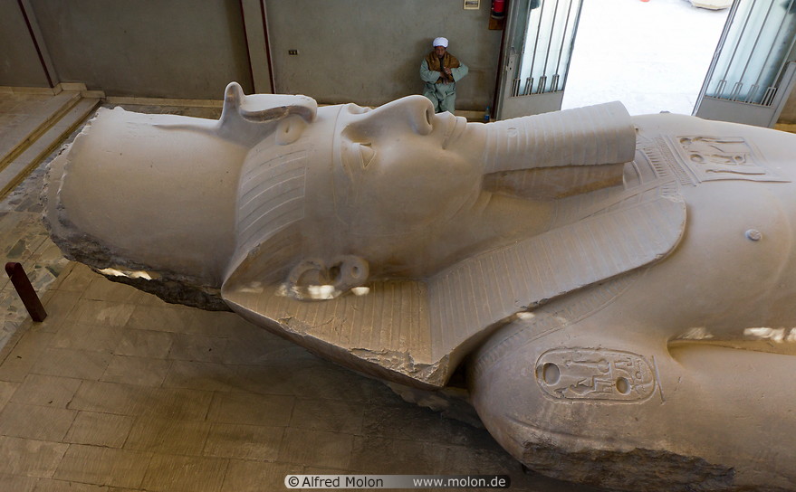 12 Limestone statue of Ramses II