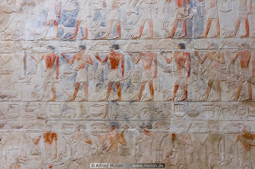 22 Frescoes inside the Mereruka tomb