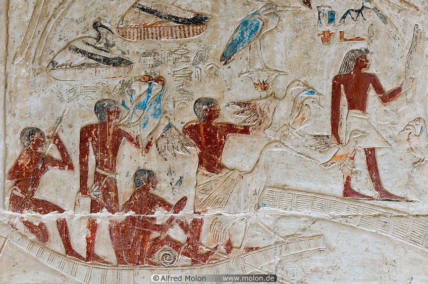 26 Frescoes inside the Mereruka tomb
