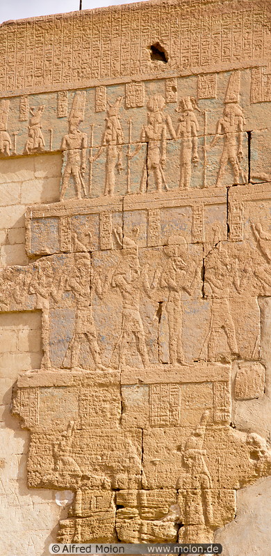 06 Wall with Egyptian inscriptions
