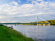 08 Suspension bridge over Kemijoki river