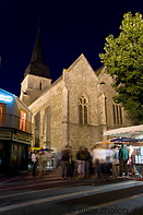 19 St Gilles church at night