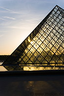 13 Louvre glass pyramid at sunset