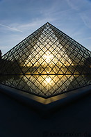 14 Louvre glass pyramid at sunset