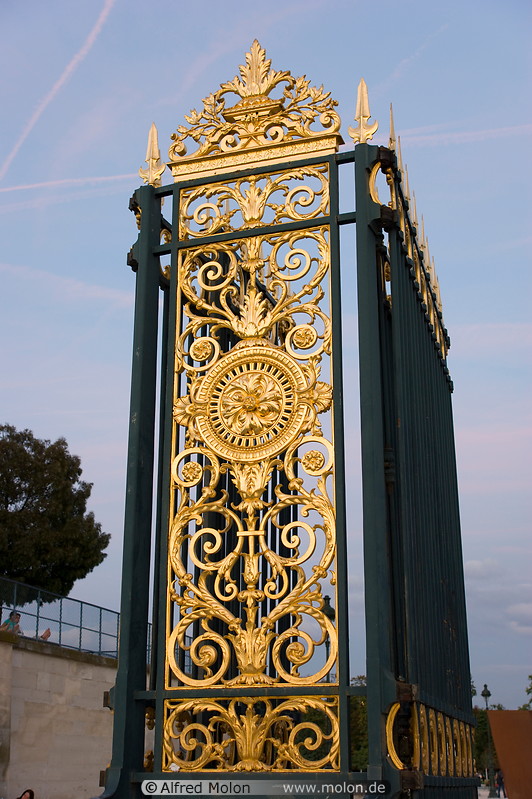 10 Ornamental gate of Jardin de Tuileries