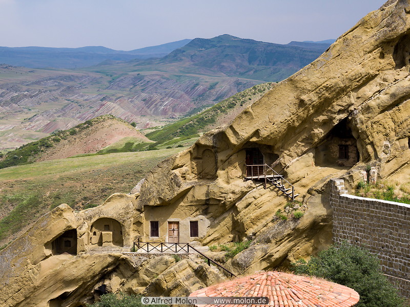 14 Monk living quarters in the rock wall